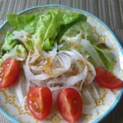 桜咲子さん、水菜がないのですが、夕食はこちらのサラダで・・・・・美味しく頂きました。(#^.^#)
